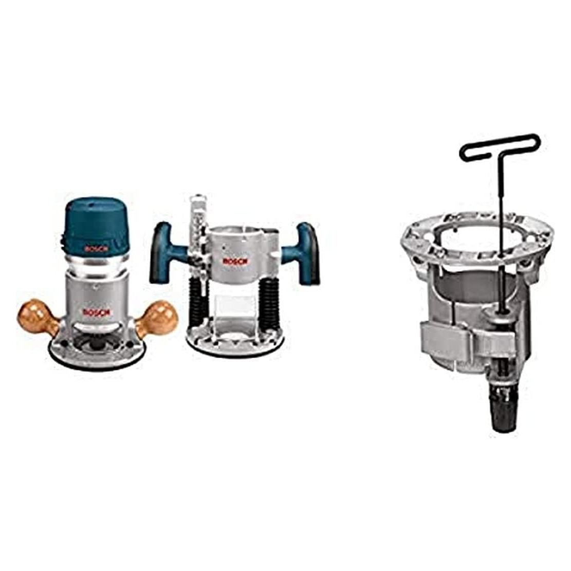 Router de Madera BOSCH 1617EVSPK con Base RA1165 Ajustable