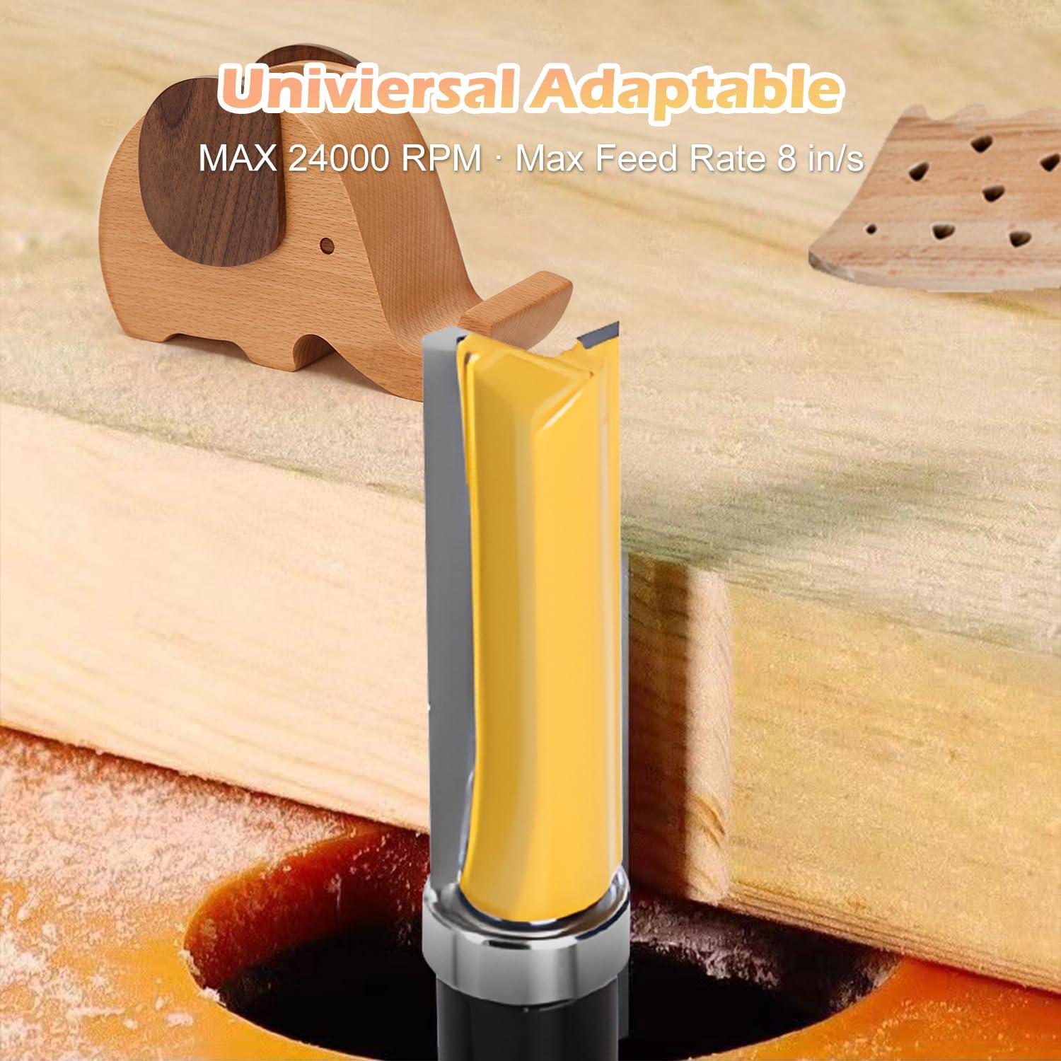 Juego de Brocas para Router GearCan 8 Piezas 1/4"