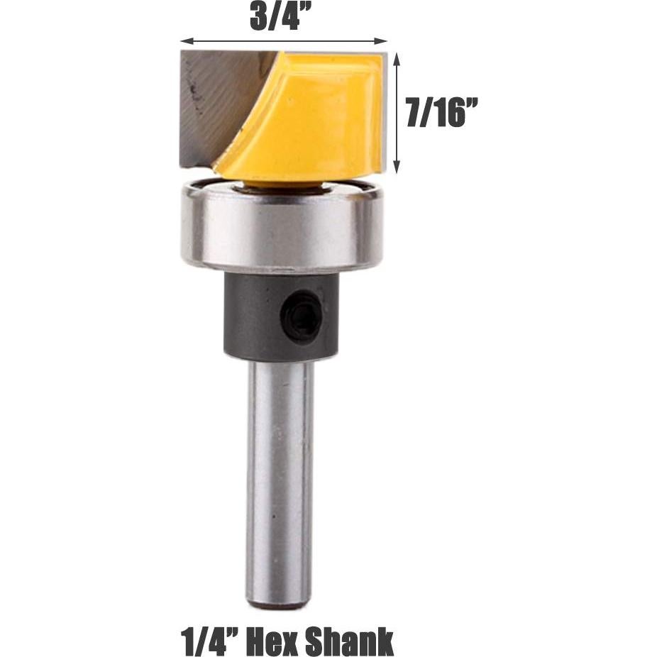 Cortador de Plantilla Yakamoz 6 mm Eje 19 mm Carburo