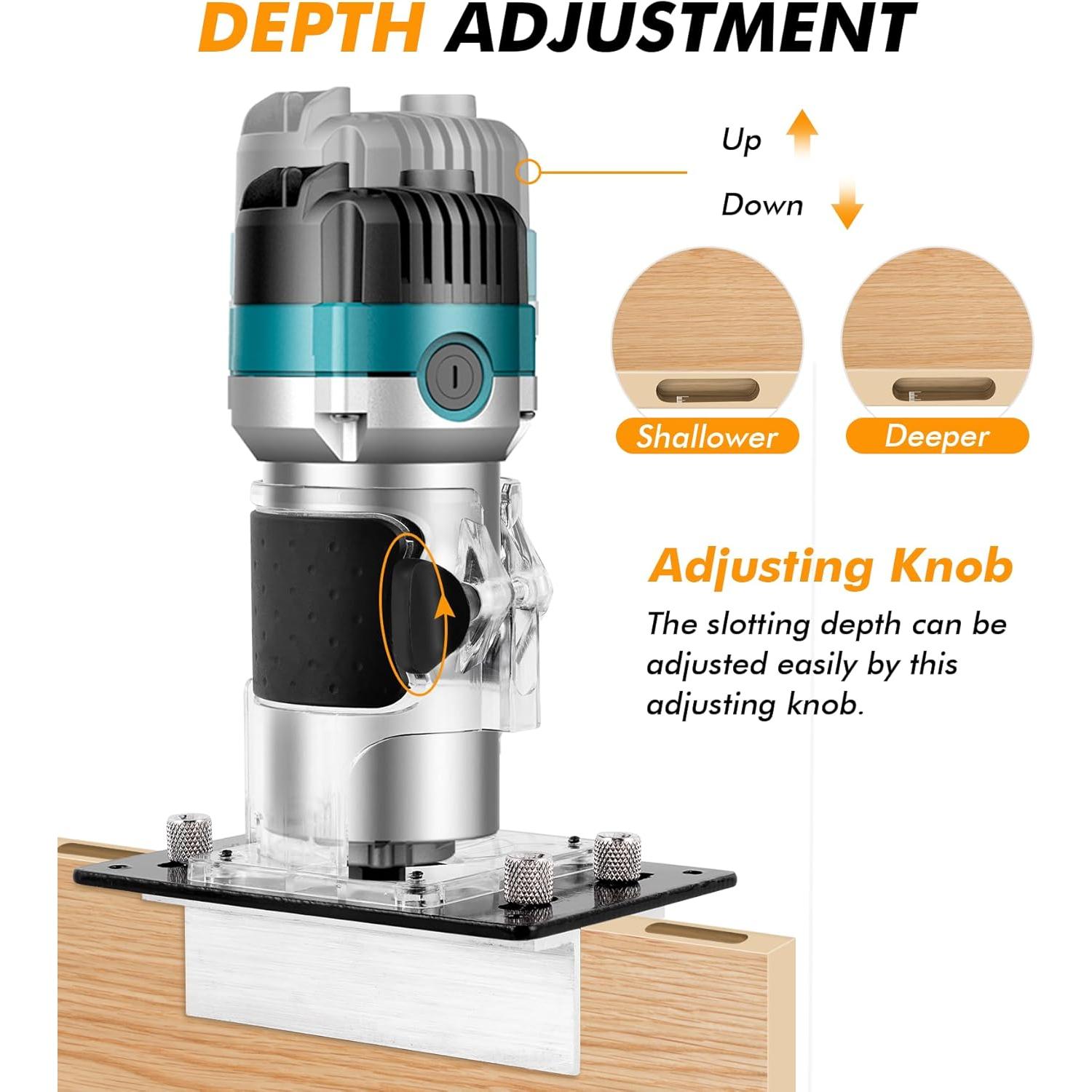 Soporte de Carpintería Meticuloso 2 en 1 para Enrutador