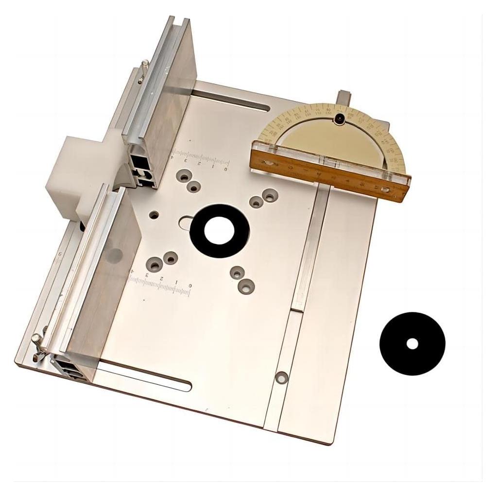 Placa de Inserción Router KETIPED 240x200mm Aluminio Plata