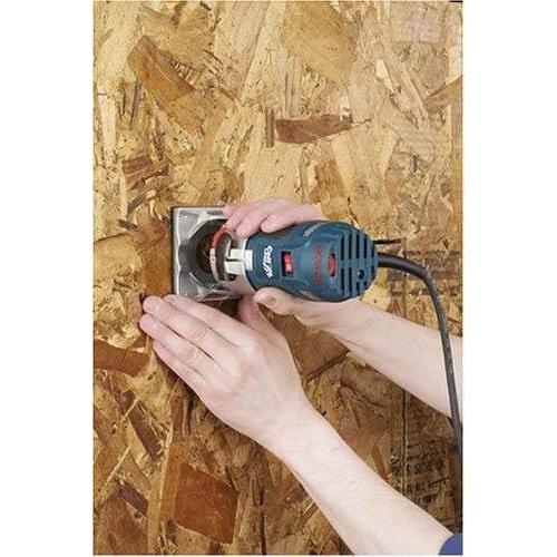 Bosch PR20EVSK-RT Colt Palm Grip 5.7 Amp 1-Horsepower Fixed Base Variable Speed Router with Edge Guide (Renewed)