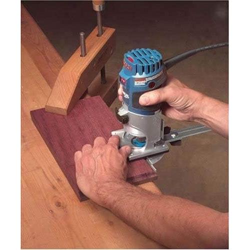 Bosch PR20EVSK-RT Colt Palm Grip 5.7 Amp 1-Horsepower Fixed Base Variable Speed Router with Edge Guide (Renewed)