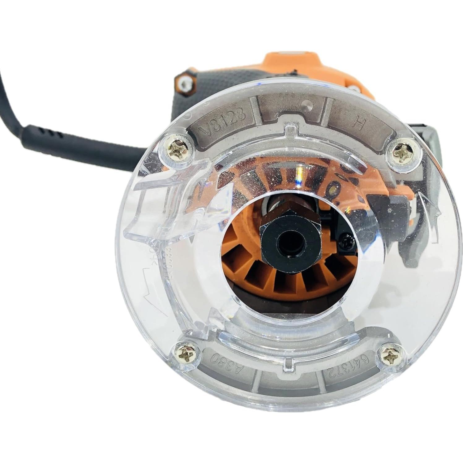 Ridgid 5.5 Amp Corded Compact Power Trim Router With Micro Adjust Dial R24012 (Renewed)