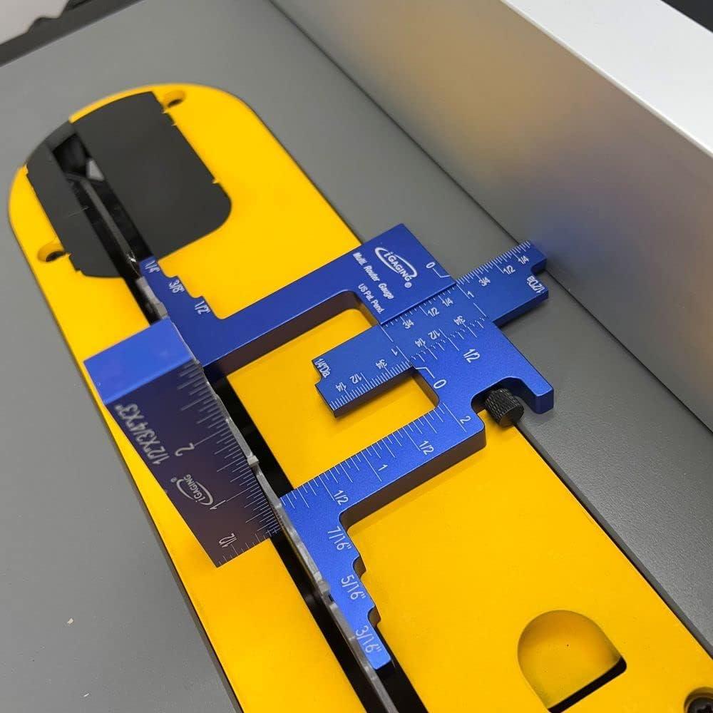 Medidor de Router Ajustable iGaging 36-RG-06 con Barras