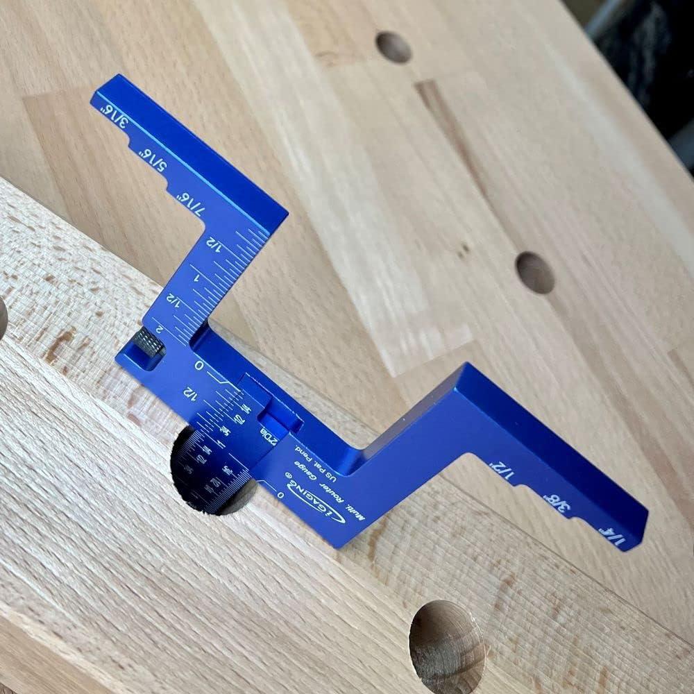 Medidor de Router Ajustable iGaging 36-RG-06 con Barras