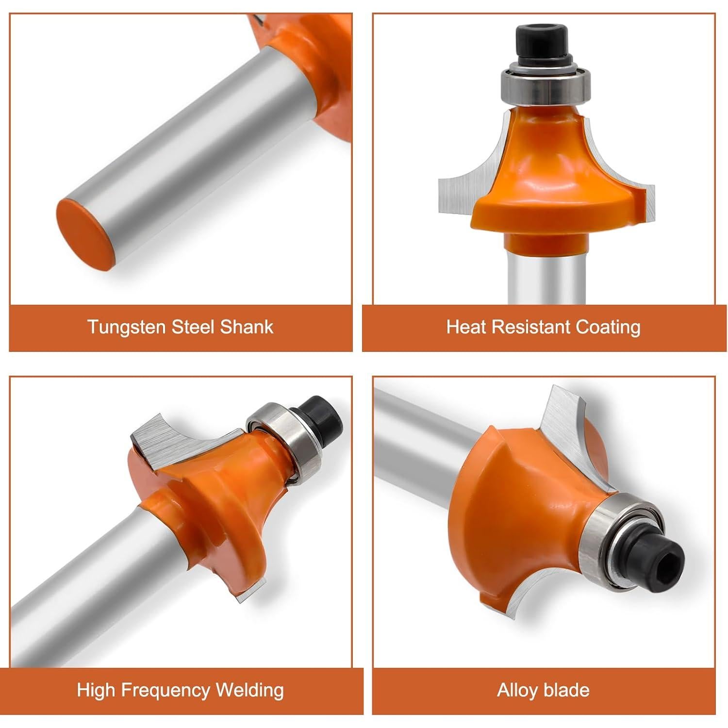 Juego de 12 Brocas de Router Zalaxt - Estuche de Madera