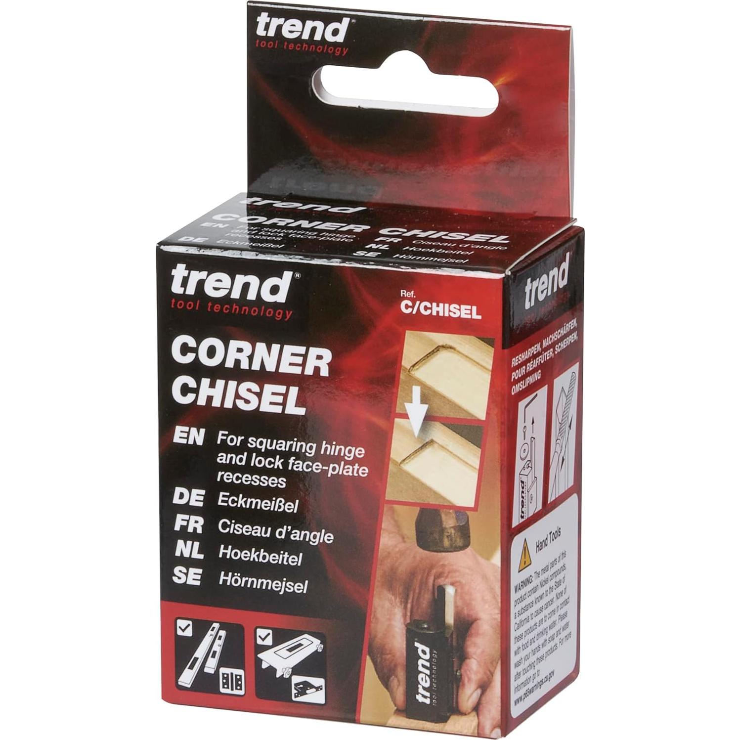 Cincel de esquina Trend CINCEL para cuadrar rebajes