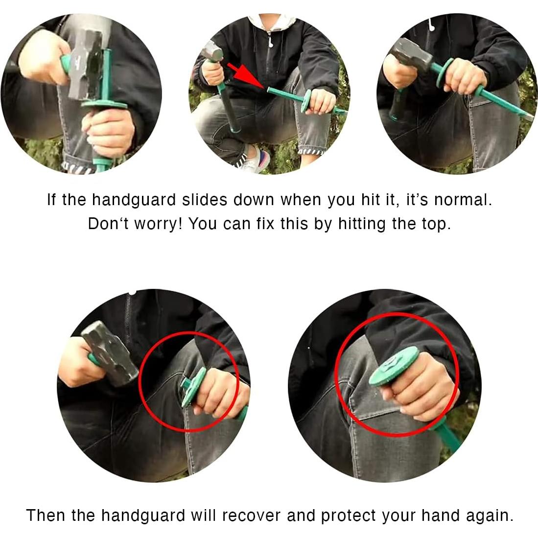 Cincel de Mampostería Genubi 30 cm Acero CRV Antideslizante