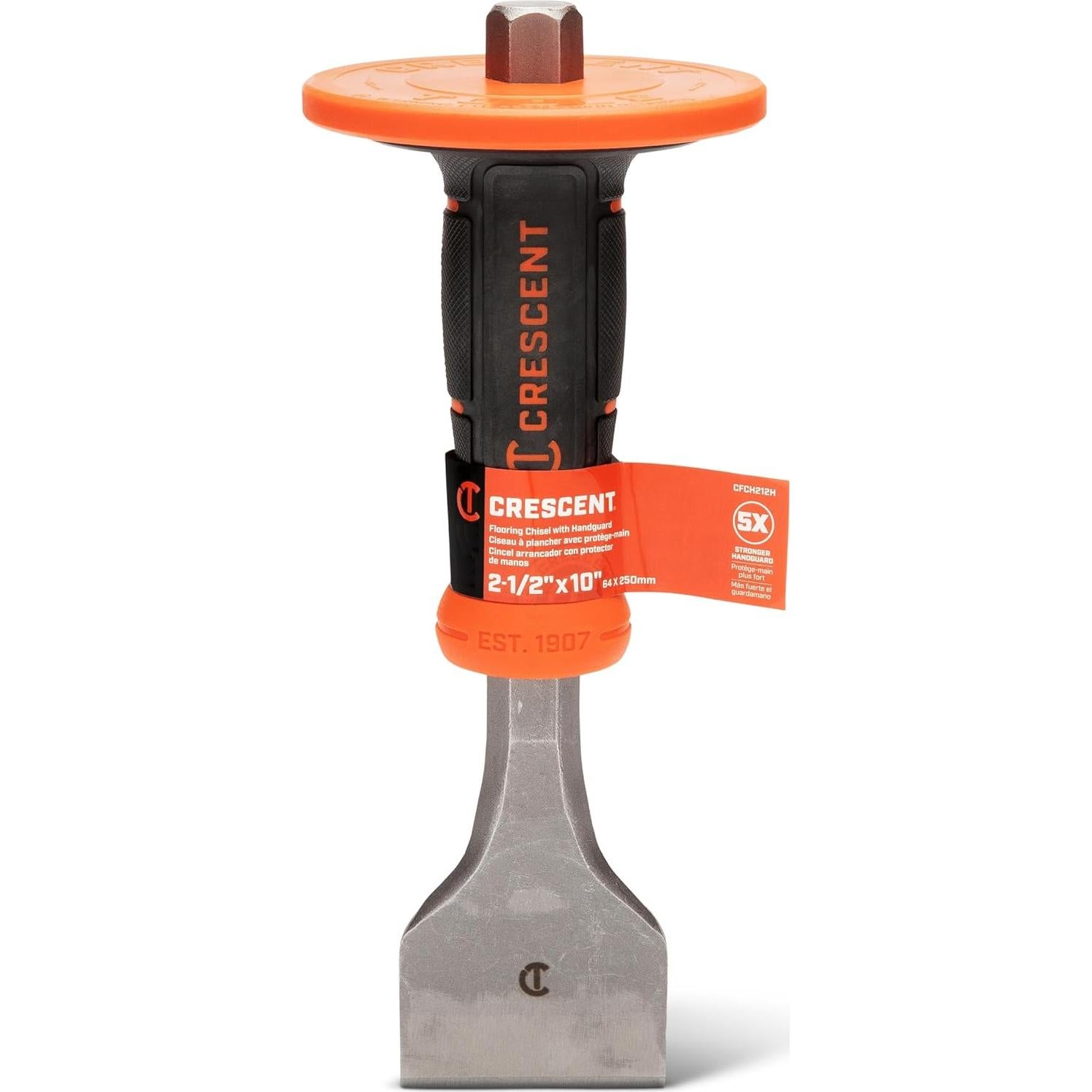 Cincel para Suelos Crescent 10cm con Protector de Mano