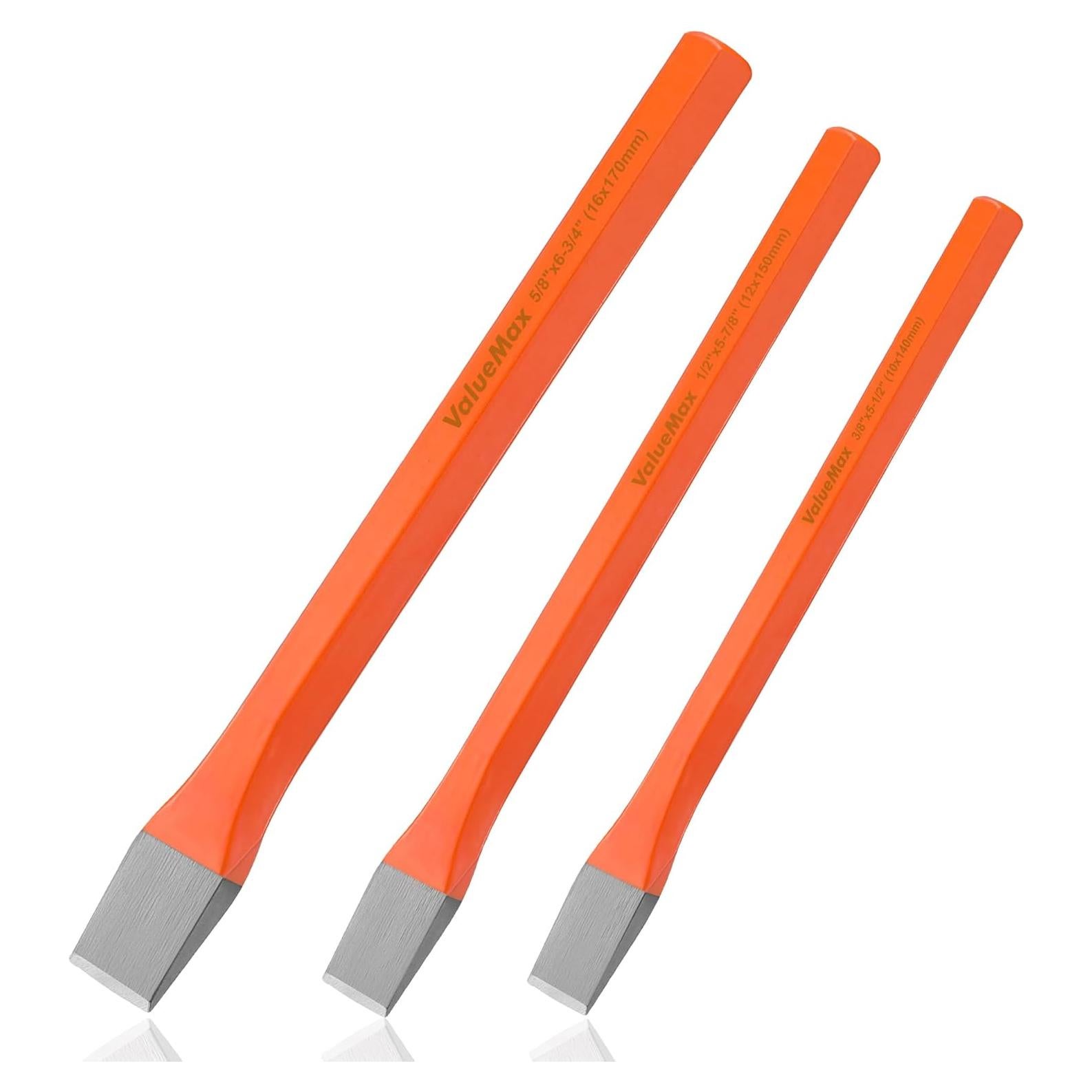 Juego de Cinceles Fríos ValueMax 3 Piezas Acero Cr-V