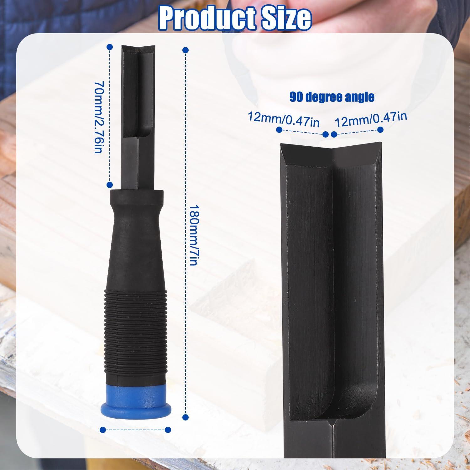 Cincel de Esquina Lasuroa 18x3cm Mango Antideslizante