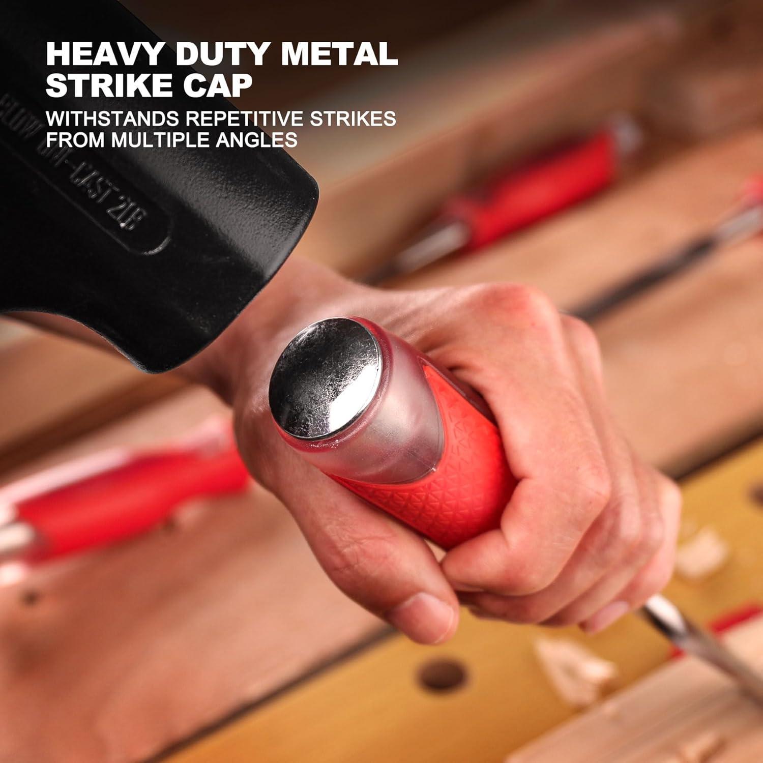 Cincel de Madera HAUTMEC 6mm Acero CRV Mango Antideslizante