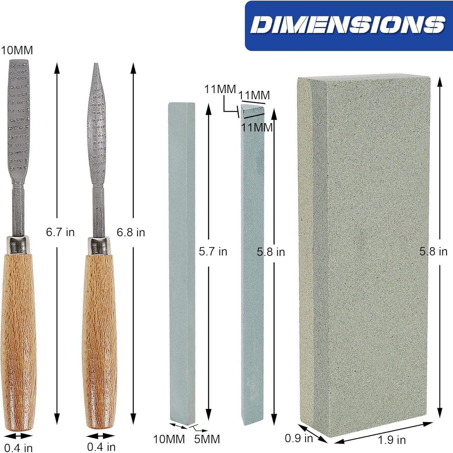 Juego de Cinceles de Madera Lulu Home 13 Piezas