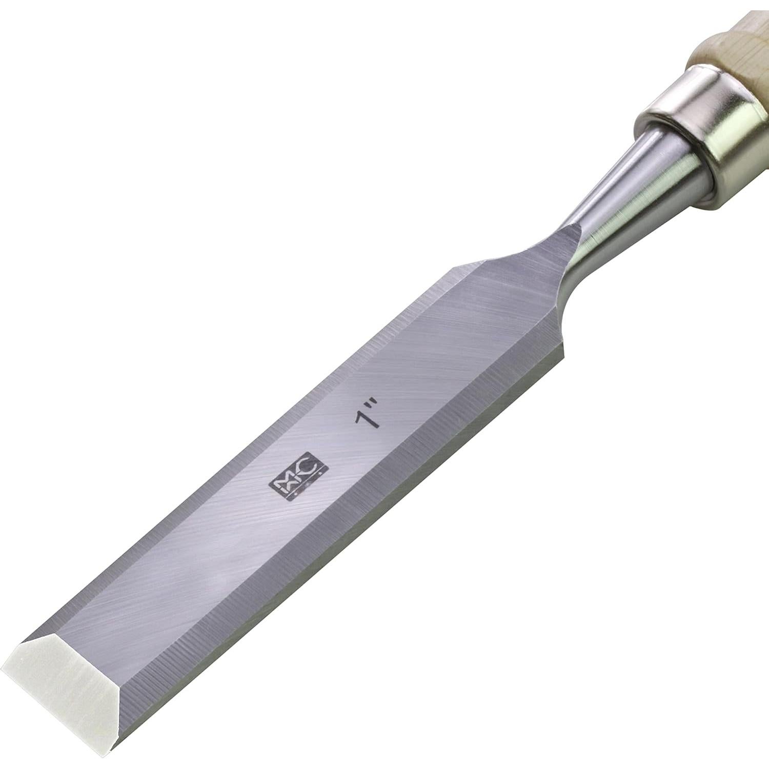 Juego de 6 Cinceles MKC de Acero Cr-V con Mango de Madera