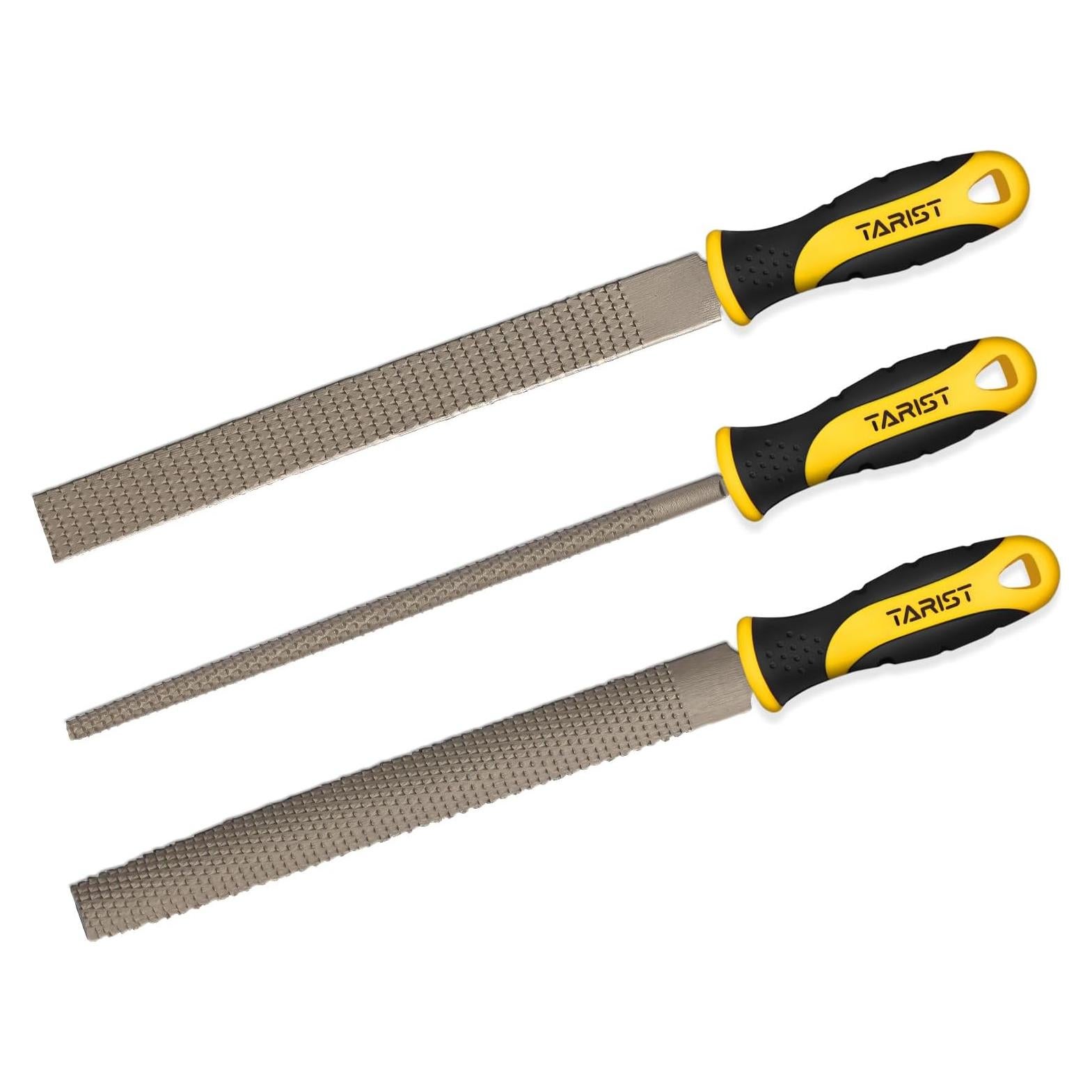 Juego de limas de madera TARIST 3 piezas para afilar