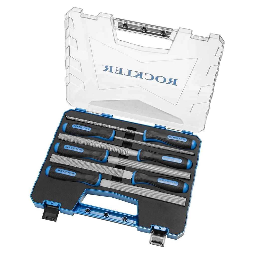 Juego de Raspas de Madera ROCKLER 6 Piezas para Carpintería