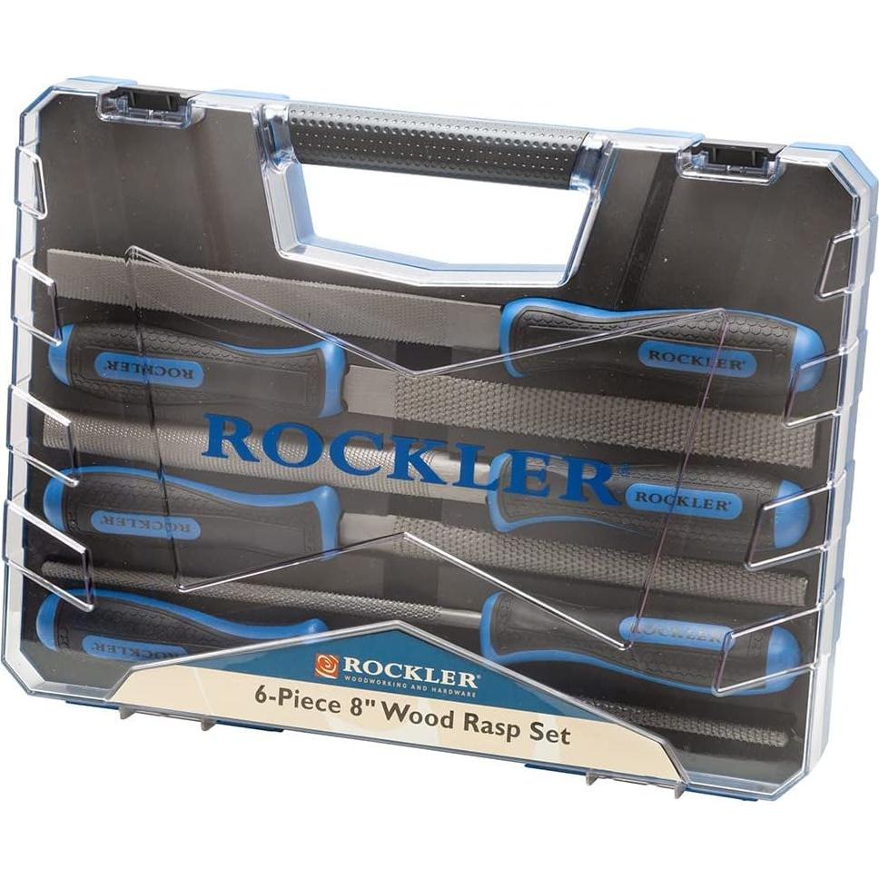 Juego de Raspas de Madera ROCKLER 6 Piezas para Carpintería