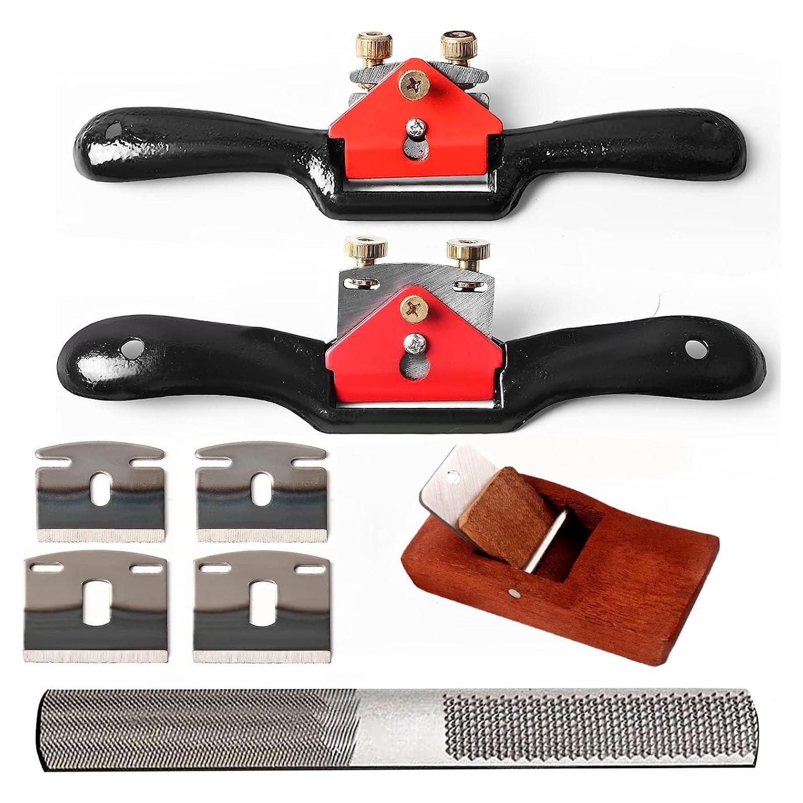 Juego de Cuchillas Klmnduo 2 Ajustables y Lima de Madera