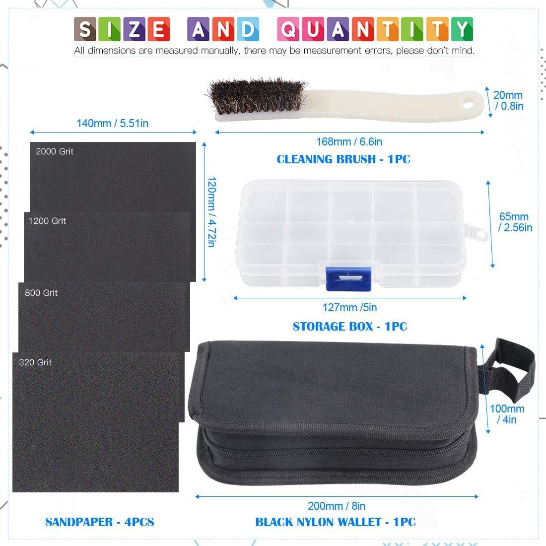 Juego de Raspas de Madera Glarks 12 Piezas con Cepillo