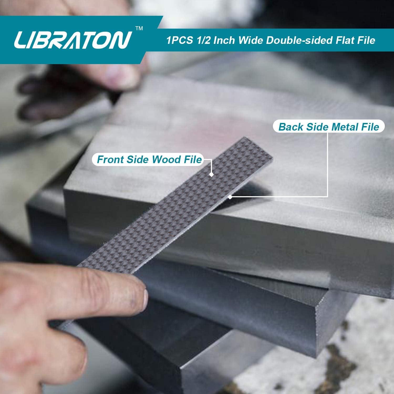 Juego de Raspas de Madera LIBRATON 3PCs con Papeles de Lija