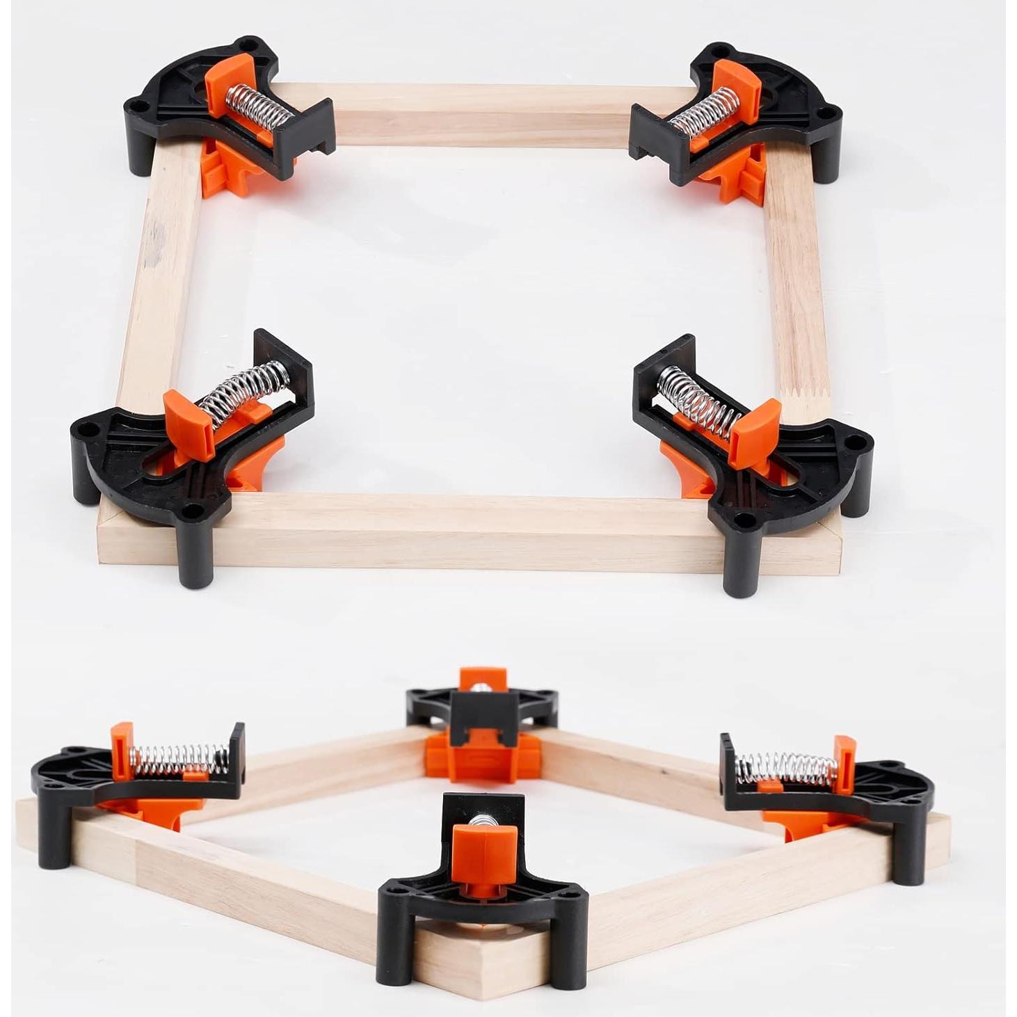 Juego de 4 abrazaderas de esquina NAYE 60/90/120 grados