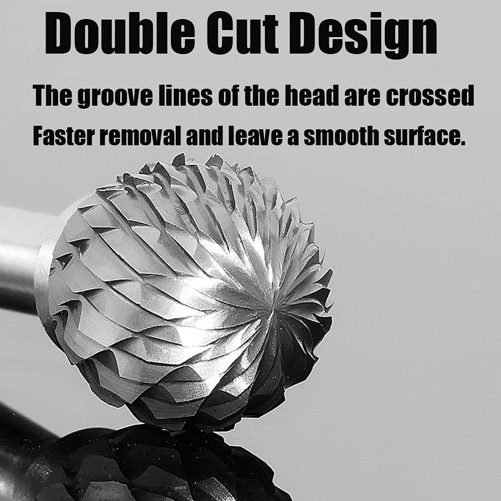 Juego de Fresas Rotativas FOTYBEI 10PCS Carburo Tungsteno