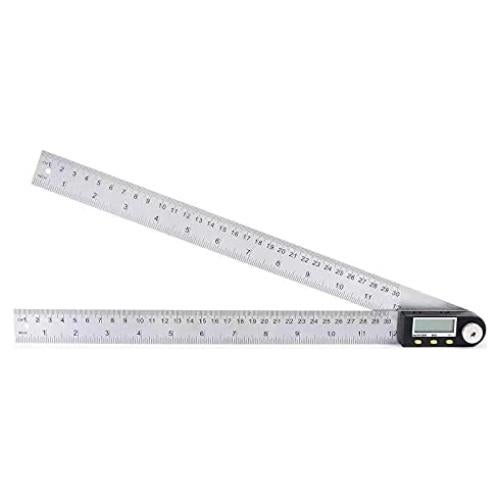 Regla de Ángulo Digital Saili 300 mm con Transportador LCD