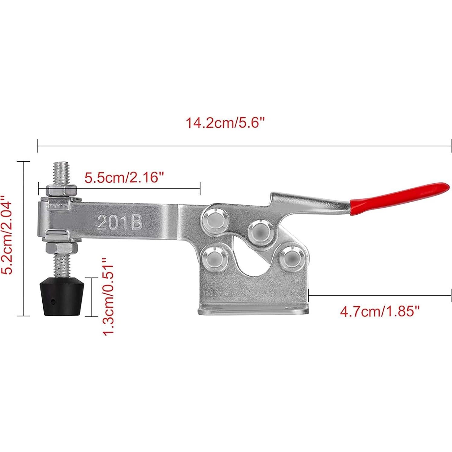 Clamp de Sujeción Accessbuy 100KG 4 Piezas Antideslizante