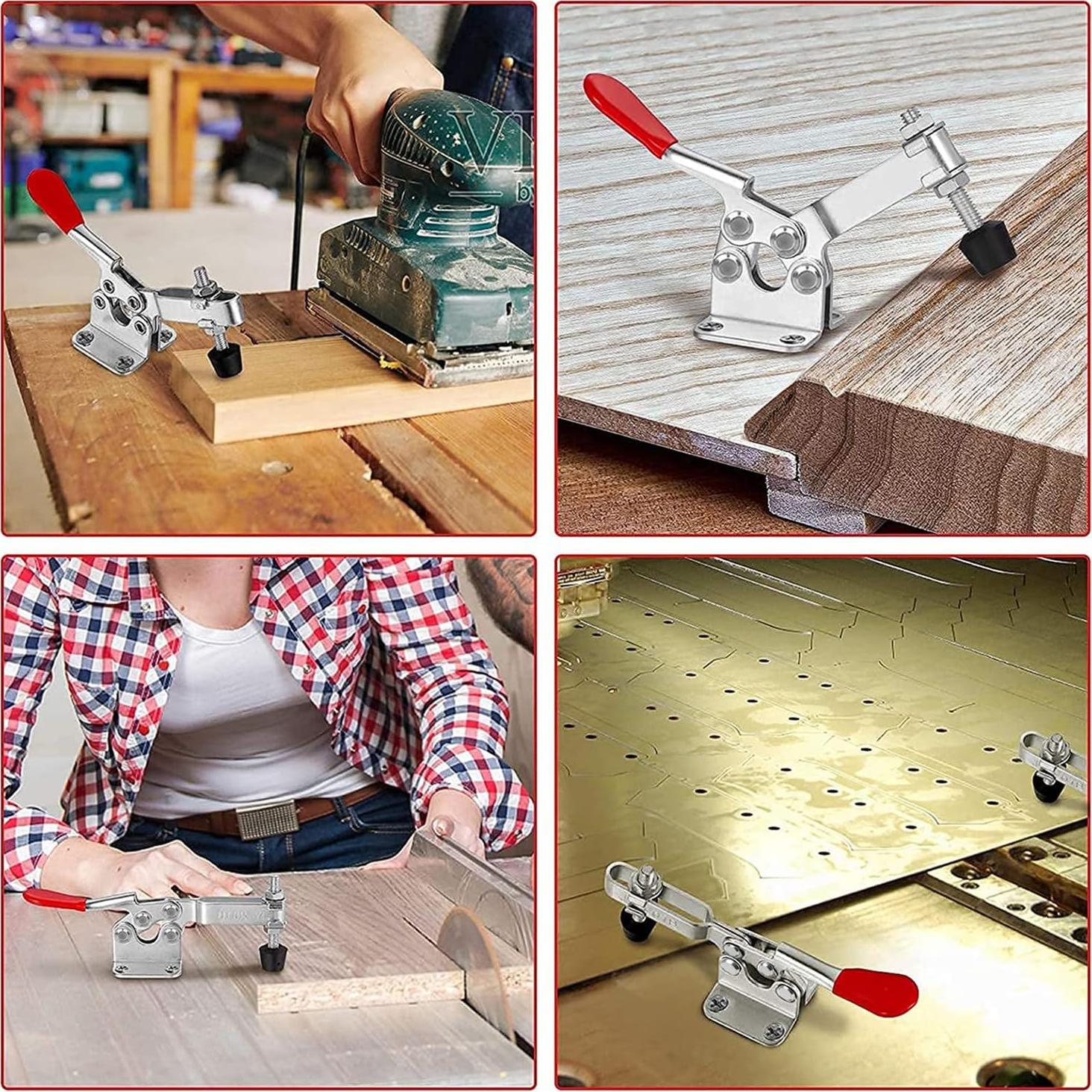 Clamp de Sujeción Accessbuy 100KG 4 Piezas Antideslizante