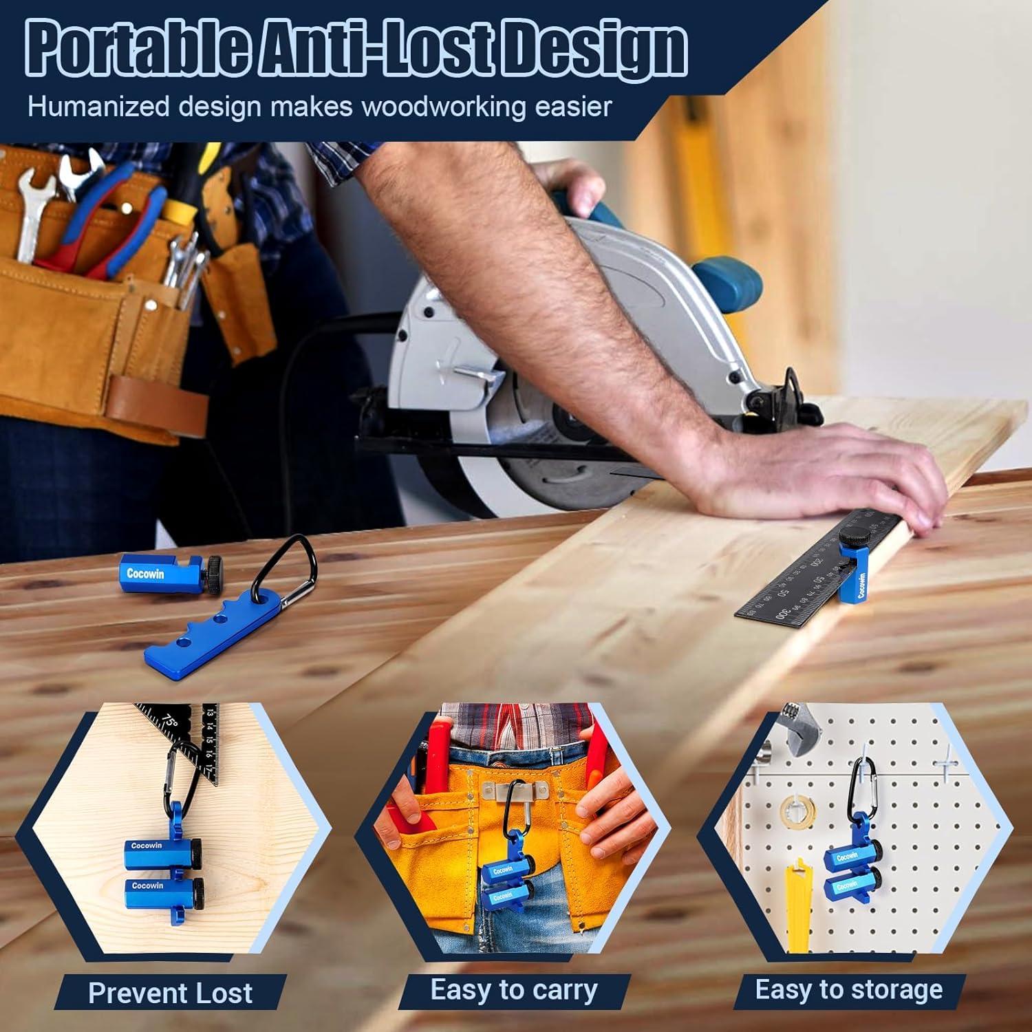 Paquete de 2 Medidores de Escalera Cocowin 9.65x5.99cm