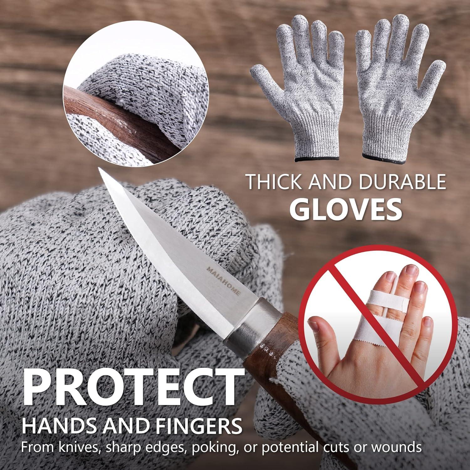 Kit de Tallado en Madera MaiaHome 8 Bloques y 3 Cuchillos