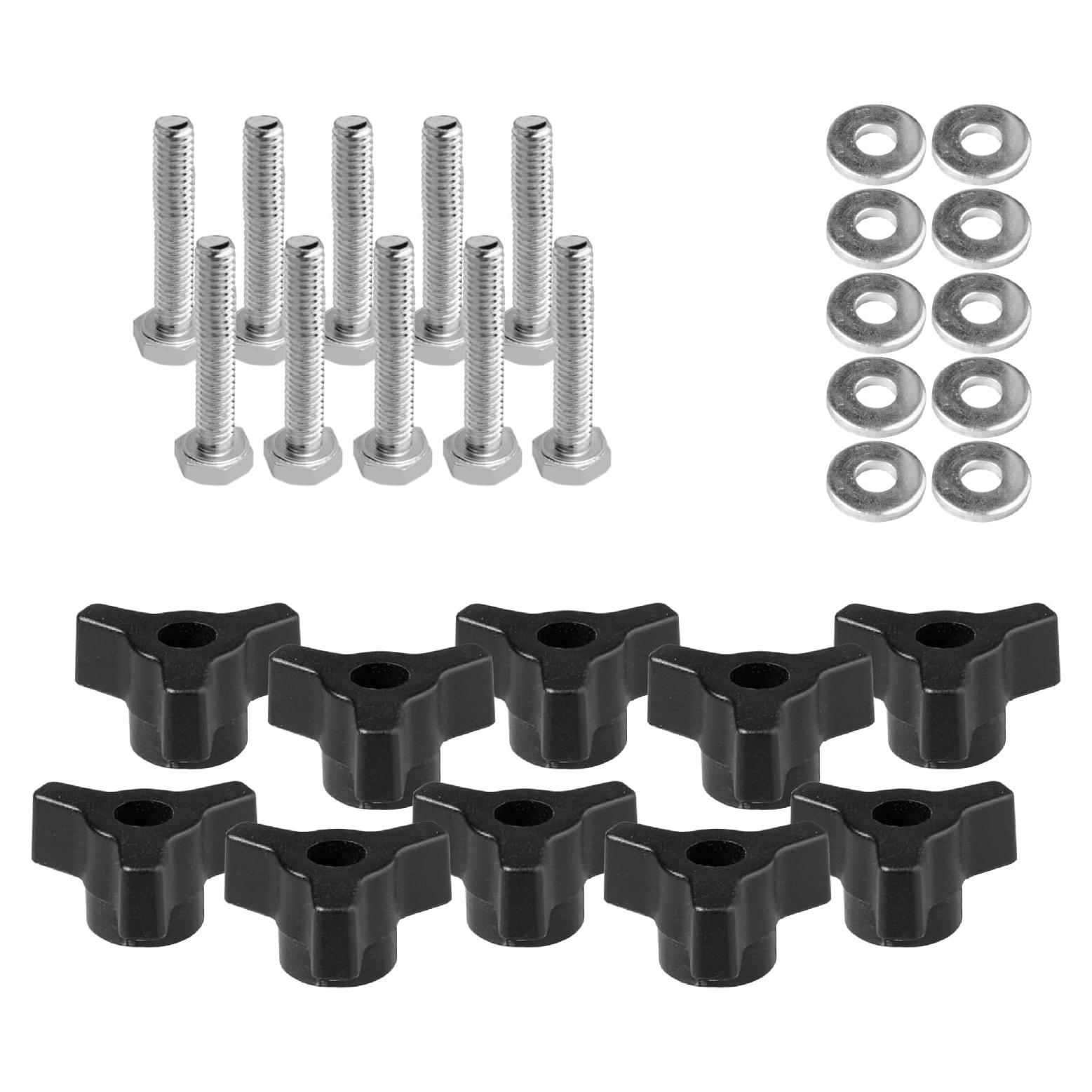 Kit de Perillas T POWERTEC 71068 Juego de 10 Accesorios