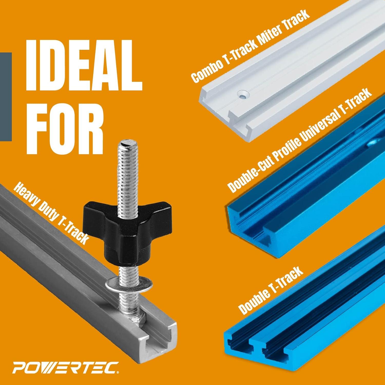 Kit de Perillas T POWERTEC 71068 Juego de 10 Accesorios