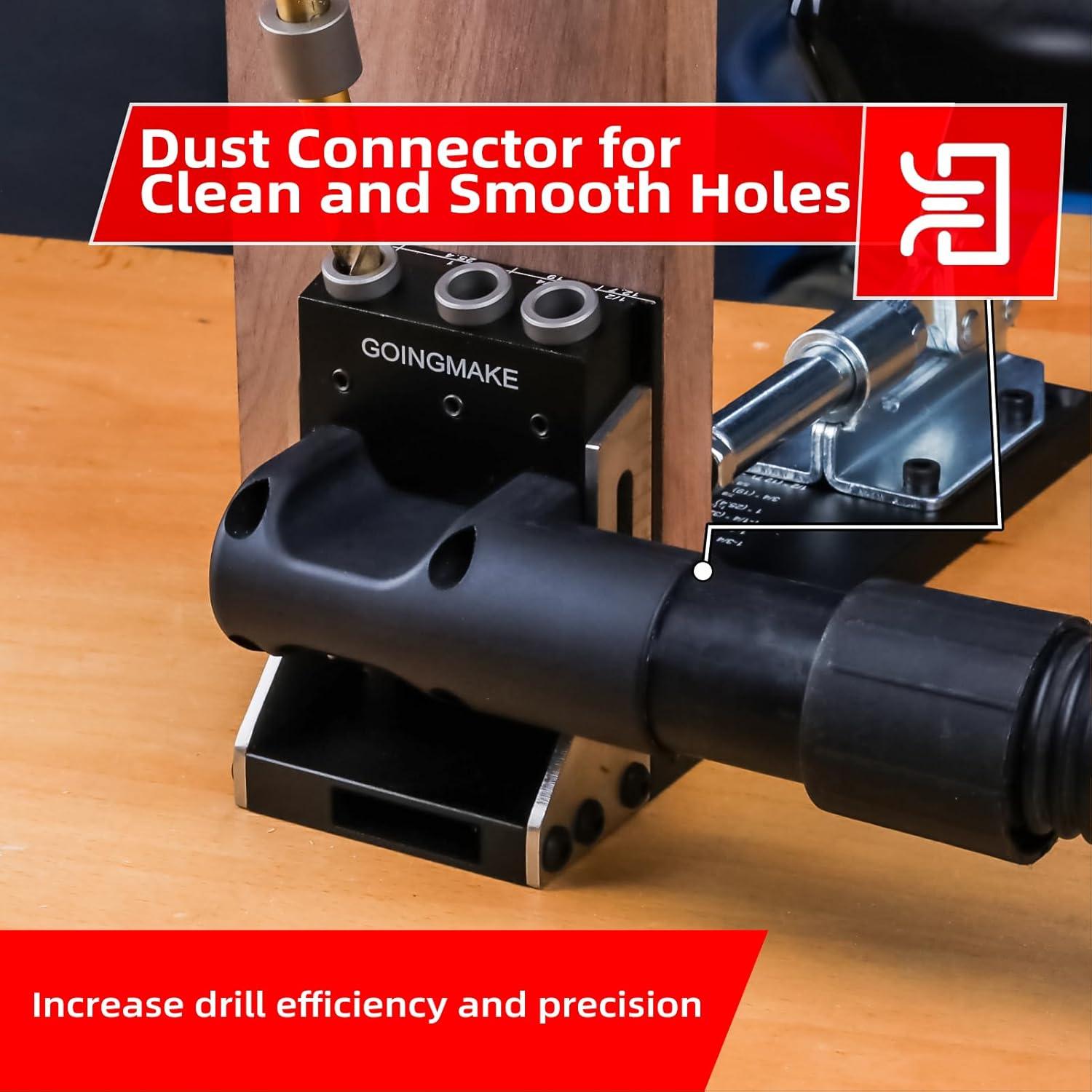 Kit de plantilla de agujero de bolsillo GOINGMAKE 3 agujeros