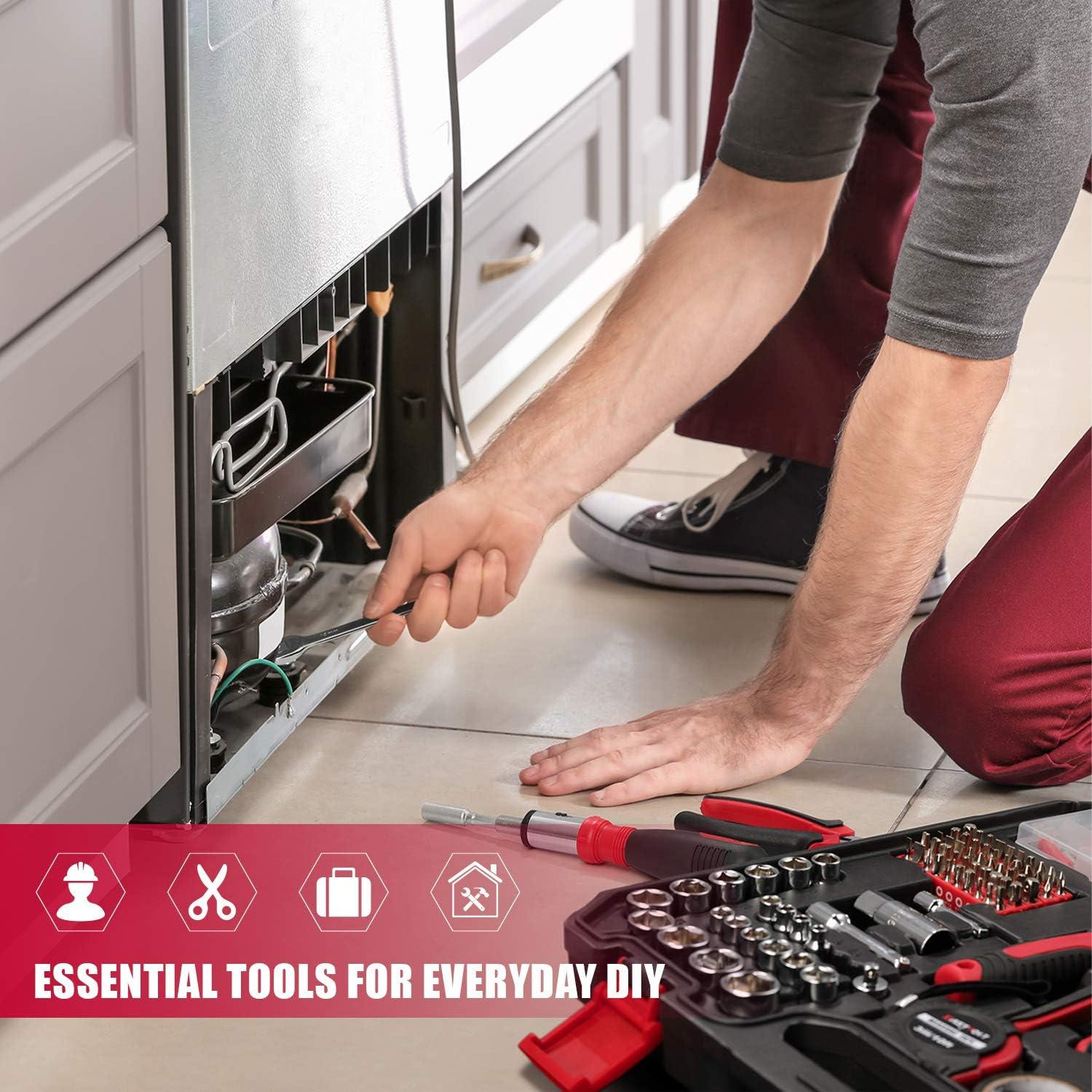 Kit de Herramientas Eastvolt 218 Piezas para Hogar y Auto