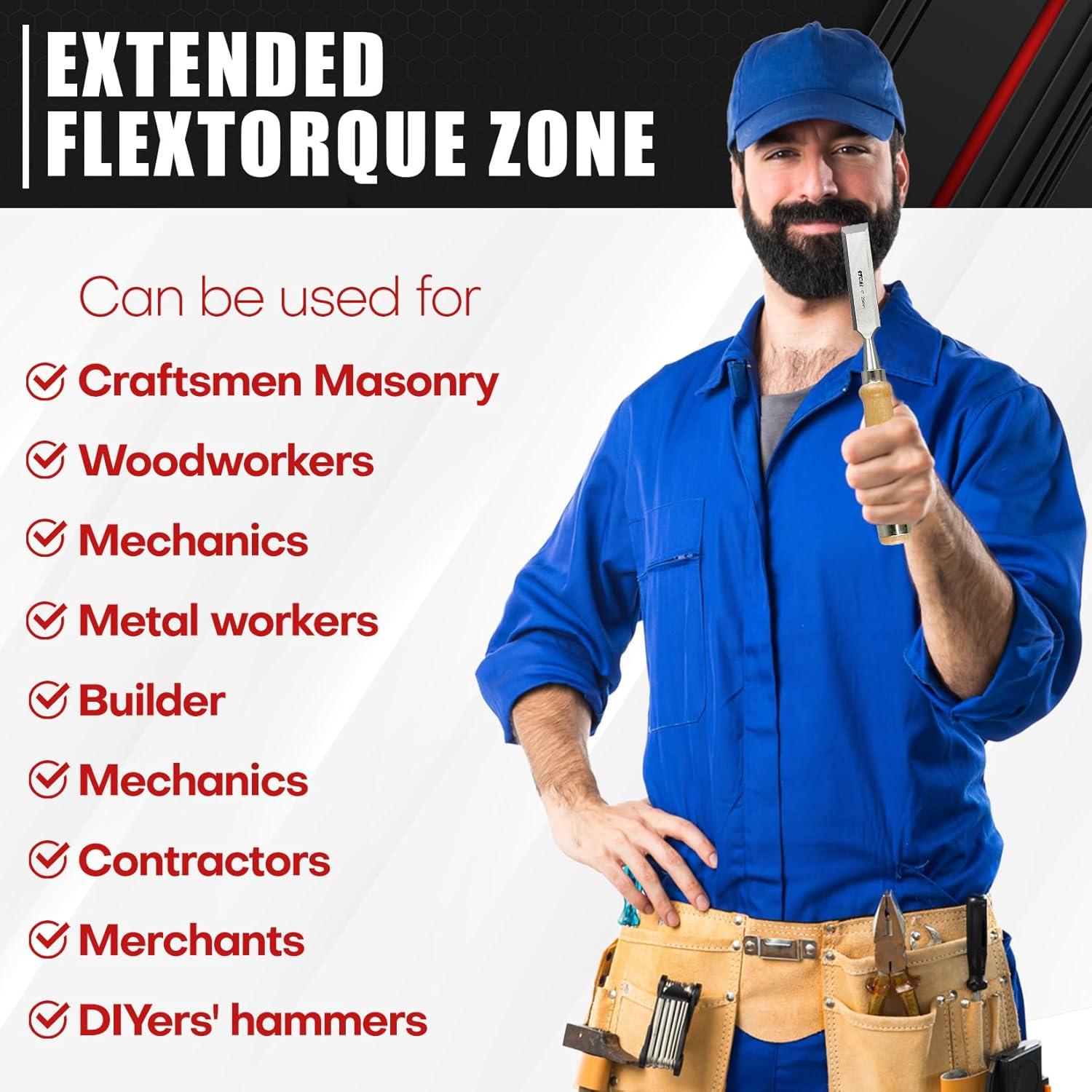 Cinceles de Madera C&T 8 Piezas con Estuche y Piedras