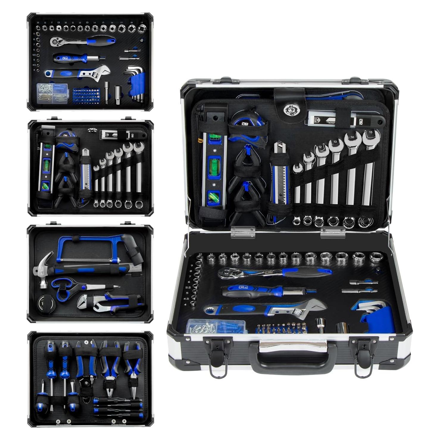 Kit de Herramientas Prostormer 259 Piezas con Caja de Aluminio