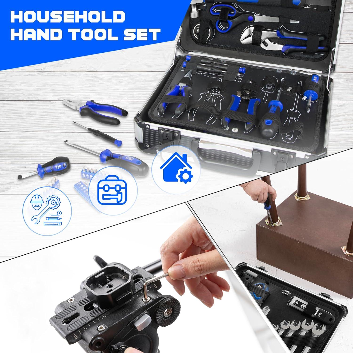 Kit de Herramientas Prostormer 259 Piezas con Caja de Aluminio