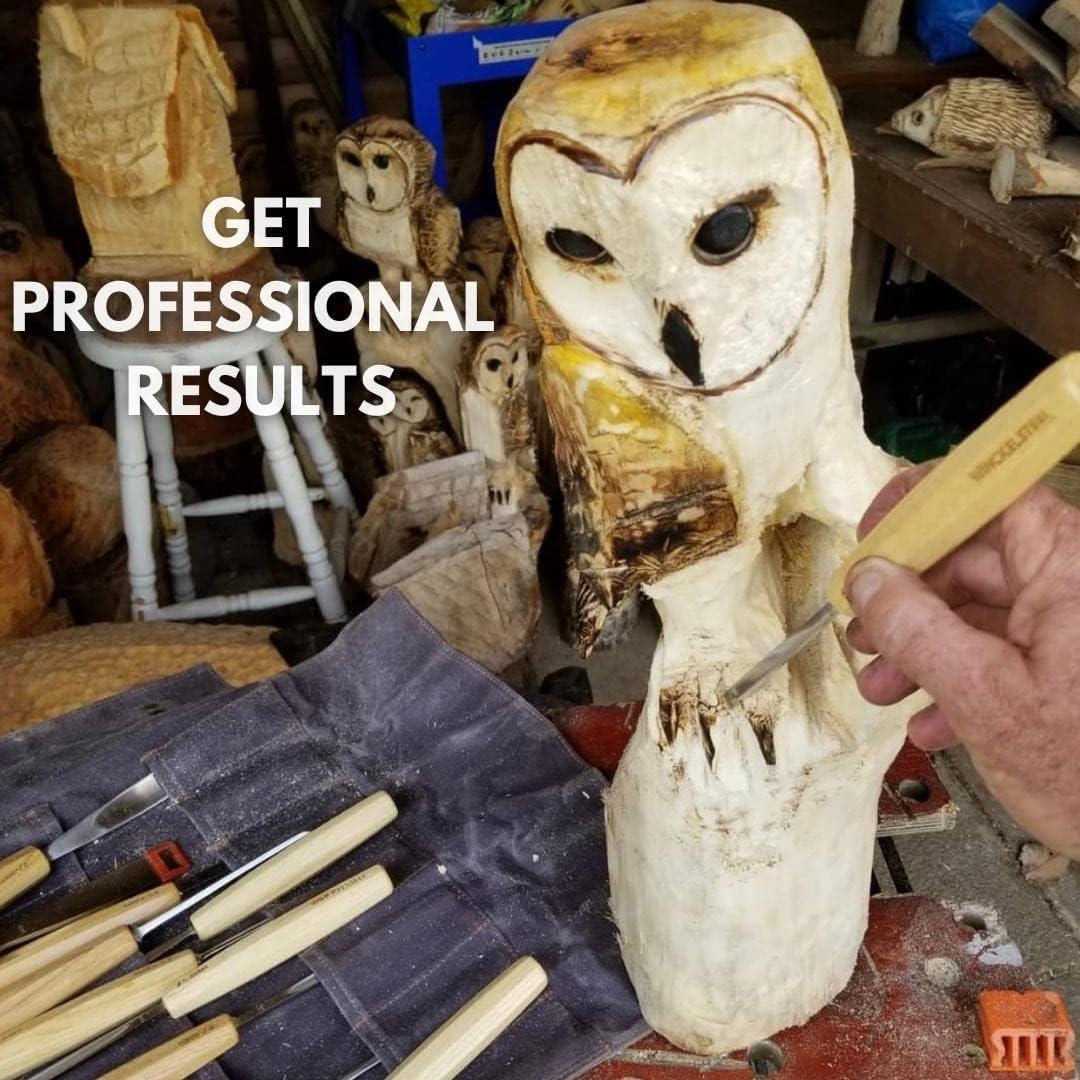 Juego de 12 Cinceles de Madera Winckelsteel - Alta Calidad