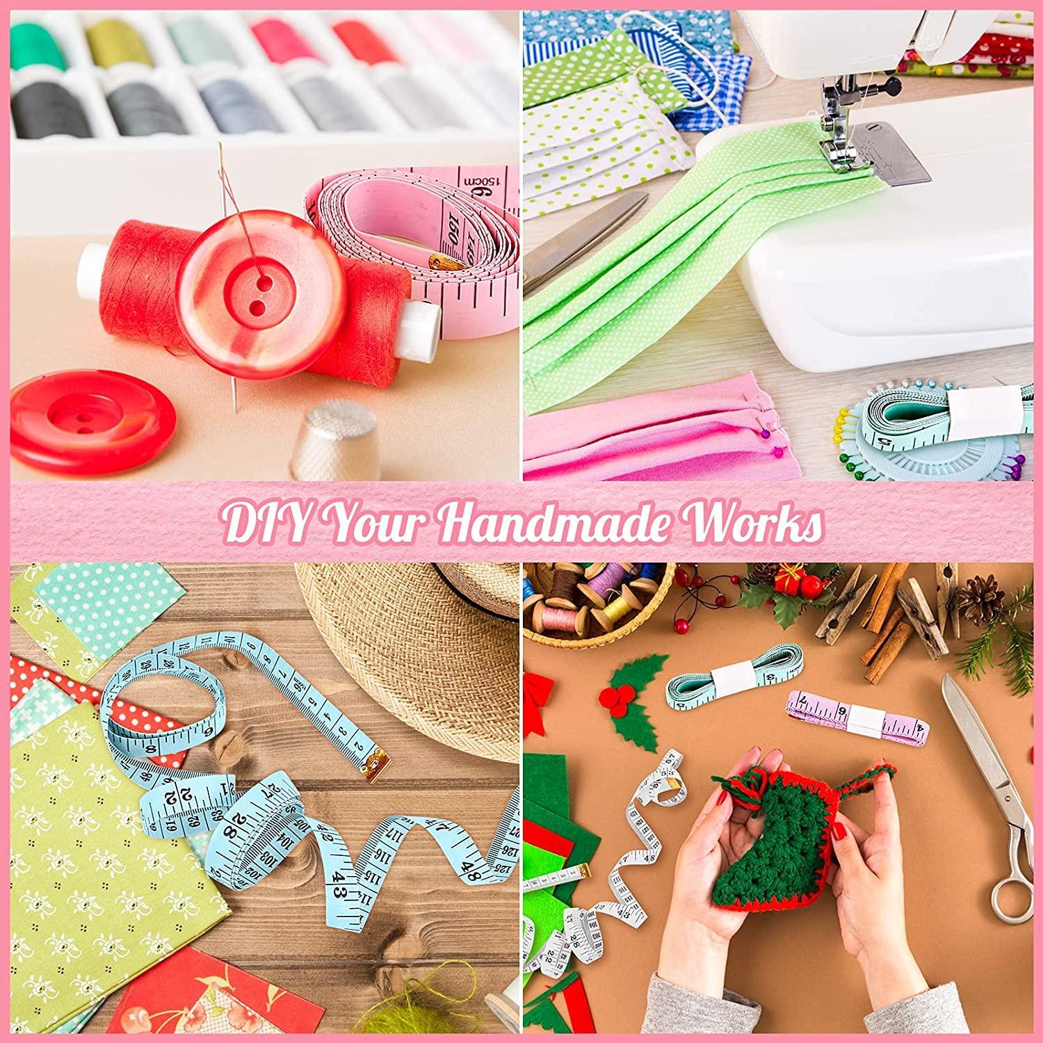 Cinta Métrica iBayam 150 cm Doble Cara 2 Paquete Blanco Azul