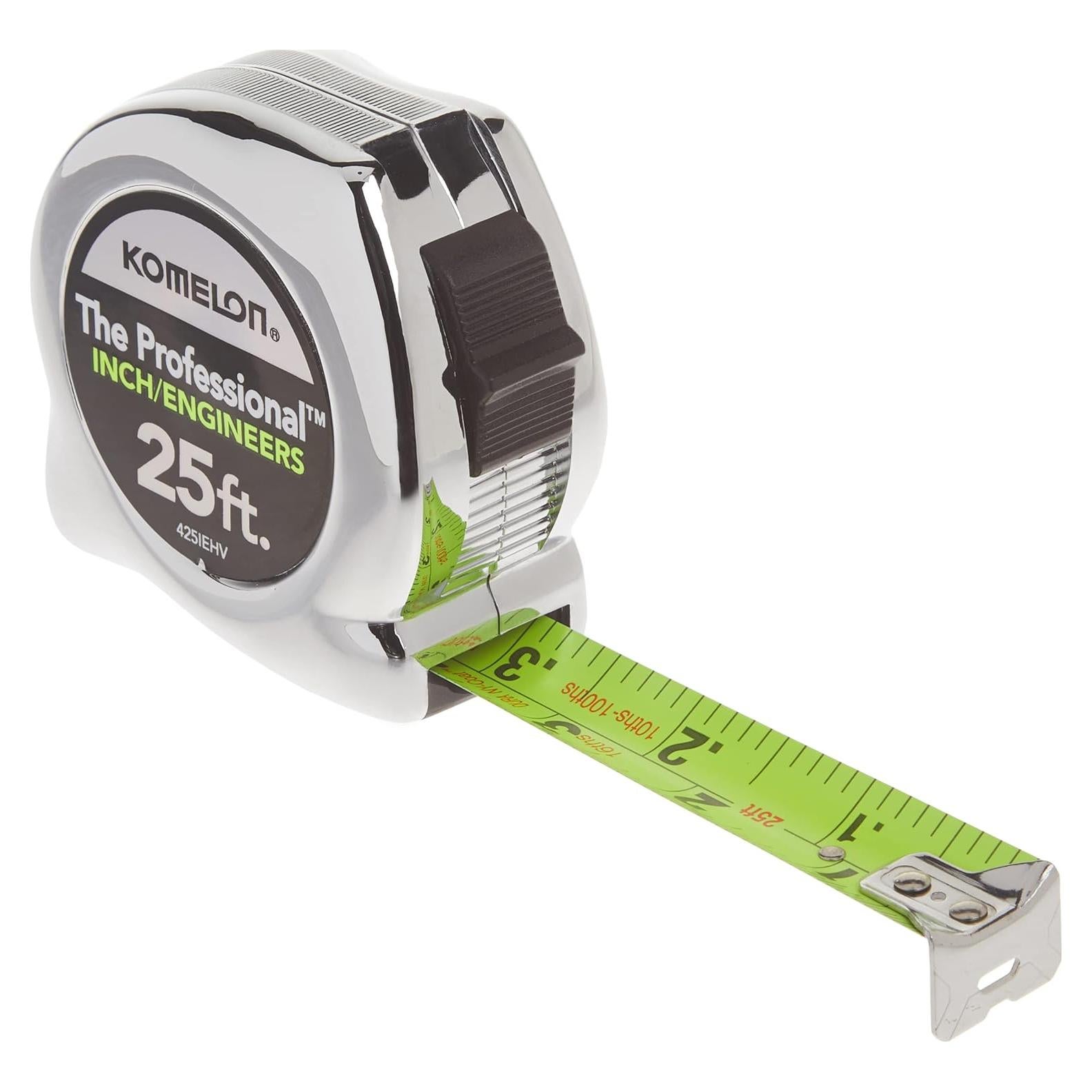 Cinta Métrica Komelon 425IEHV 7.6m Alta Visibilidad