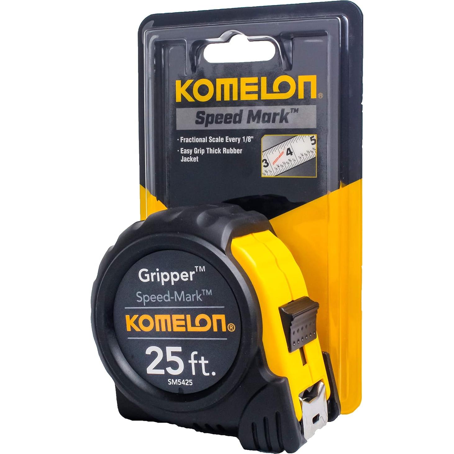 Cinta Métrica Komelon SM5425 7.6m con Hoja Acrílica