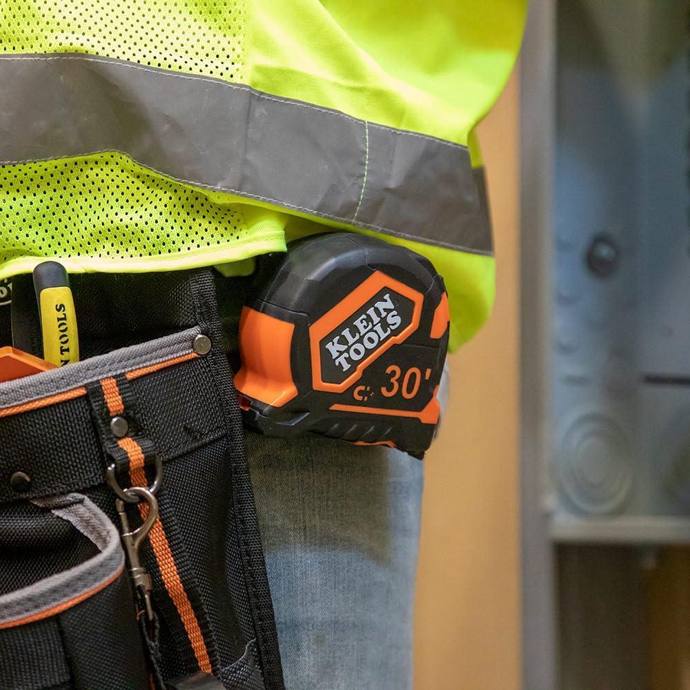 Cinta Métrica Klein Tools 9230 9.14 m Doble Cara con Gancho