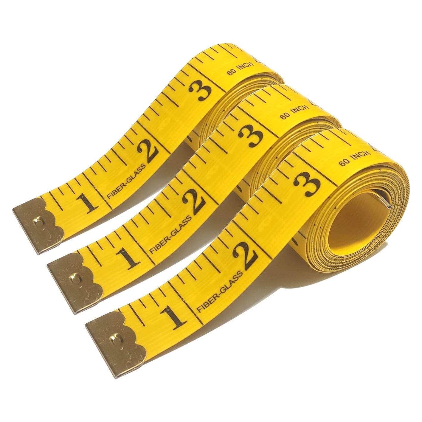 Cinta Métrica STAMI PLET 3 Paquetes 150 cm Doble Escala