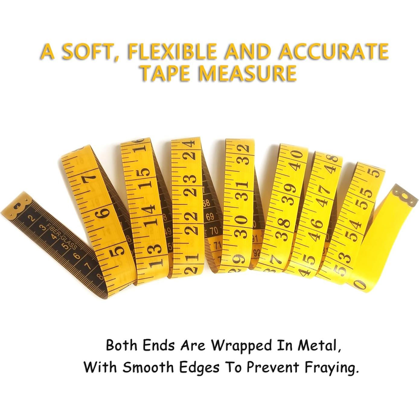 Cinta Métrica STAMI PLET 3 Paquetes 150 cm Doble Escala