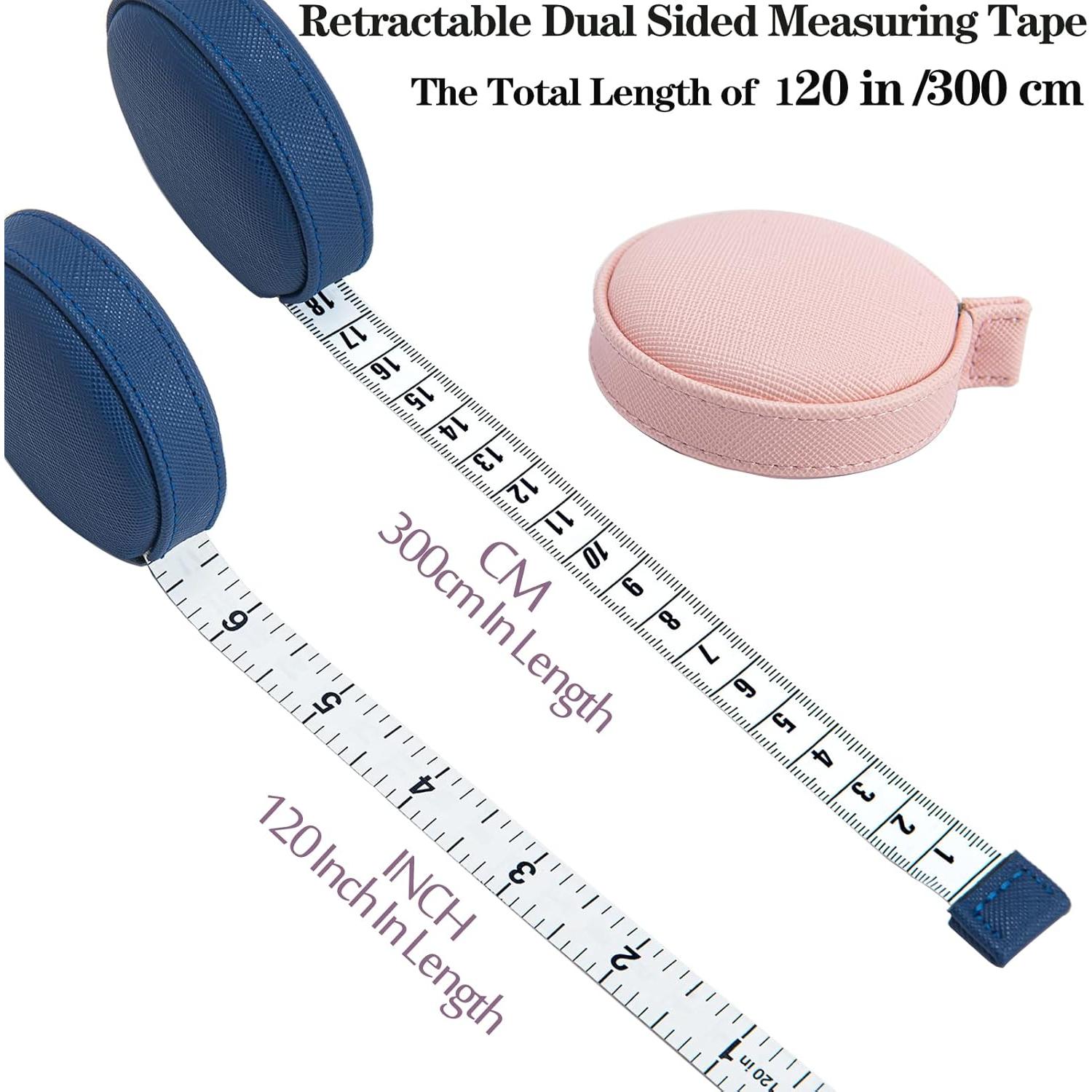 Paquete de 3 Cintas Métricas L1 3m Doble Cara Retráctil