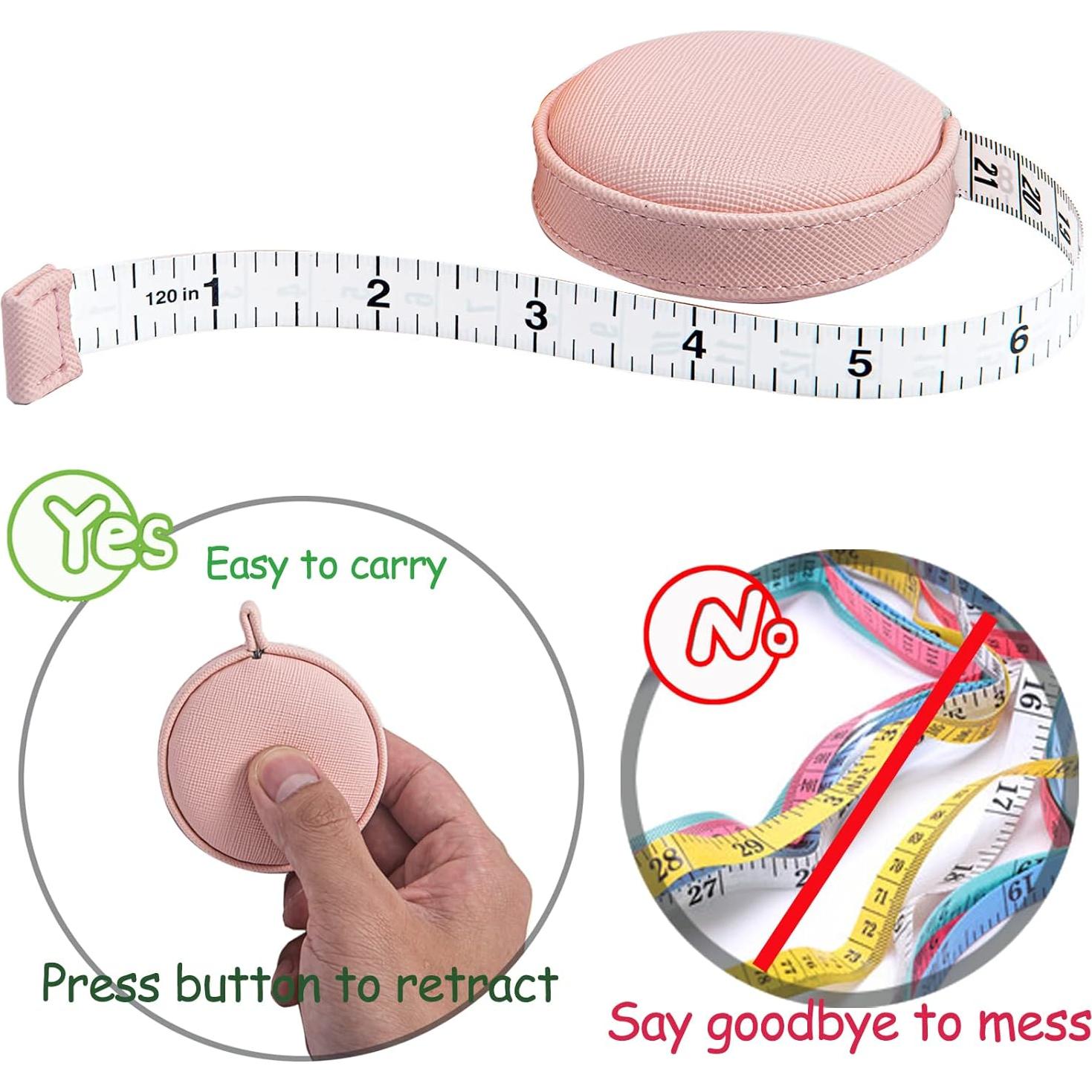 Paquete de 3 Cintas Métricas L1 3m Doble Cara Retráctil