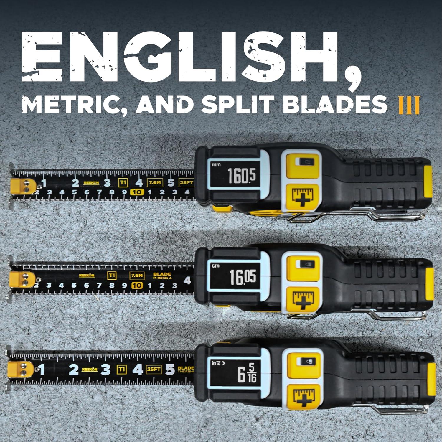 Cinta Métrica Digital REEKON T1 - Precisión y Láser Verde