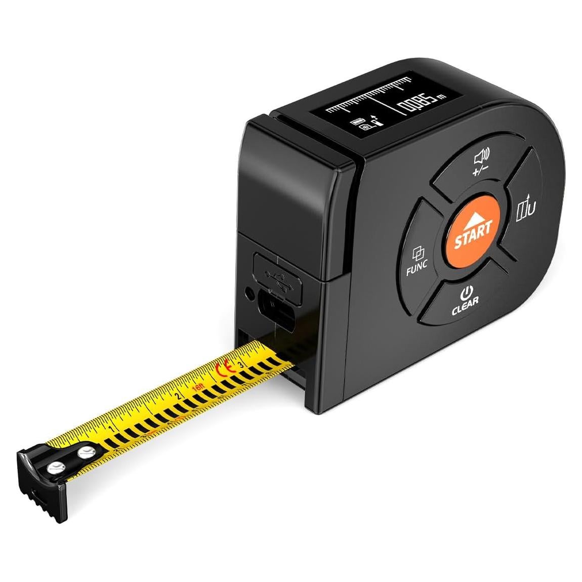 Cinta Métrica Láser Aicevoos 60m 3-en-1 Digital Recargable